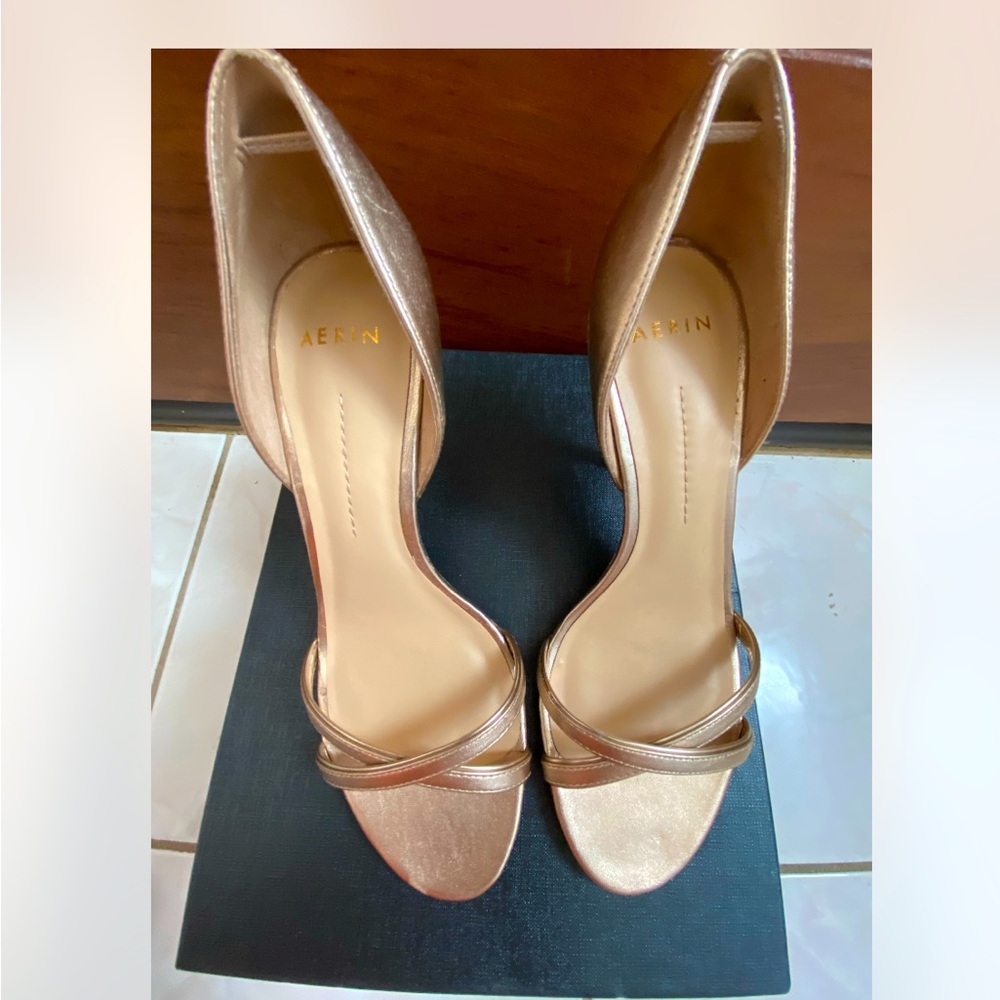 Aerin Leather Heels Size 6.5